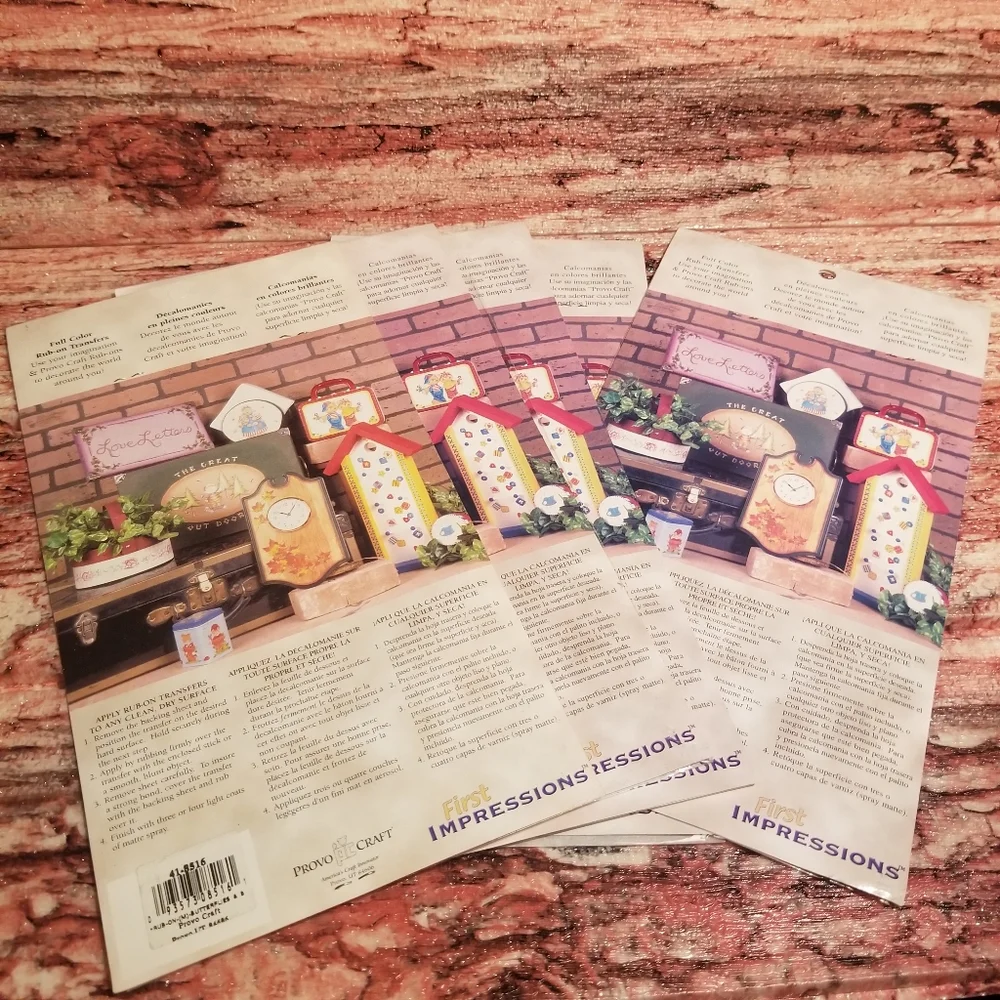 Provo Craft Rub on Transfer Bundle